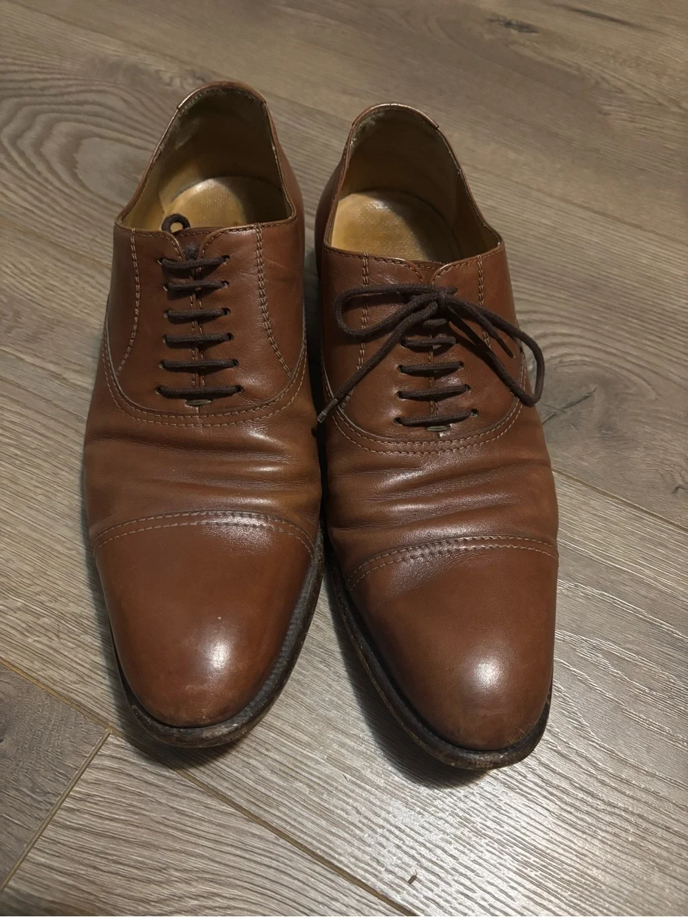 Men's Gucci Cap Toe Oxfords.